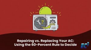Repairing vs. Replacing Your AC: Using the 60-Percent Rule to Decide — featured image