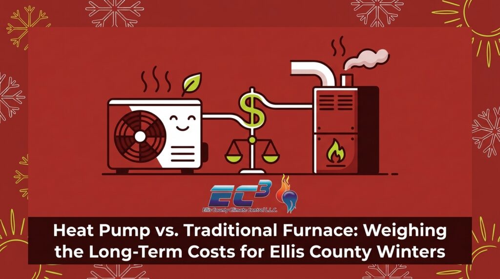 Heat Pump vs. Traditional Furnace: Weighing the Long-Term Costs for Ellis County Winters — featured image